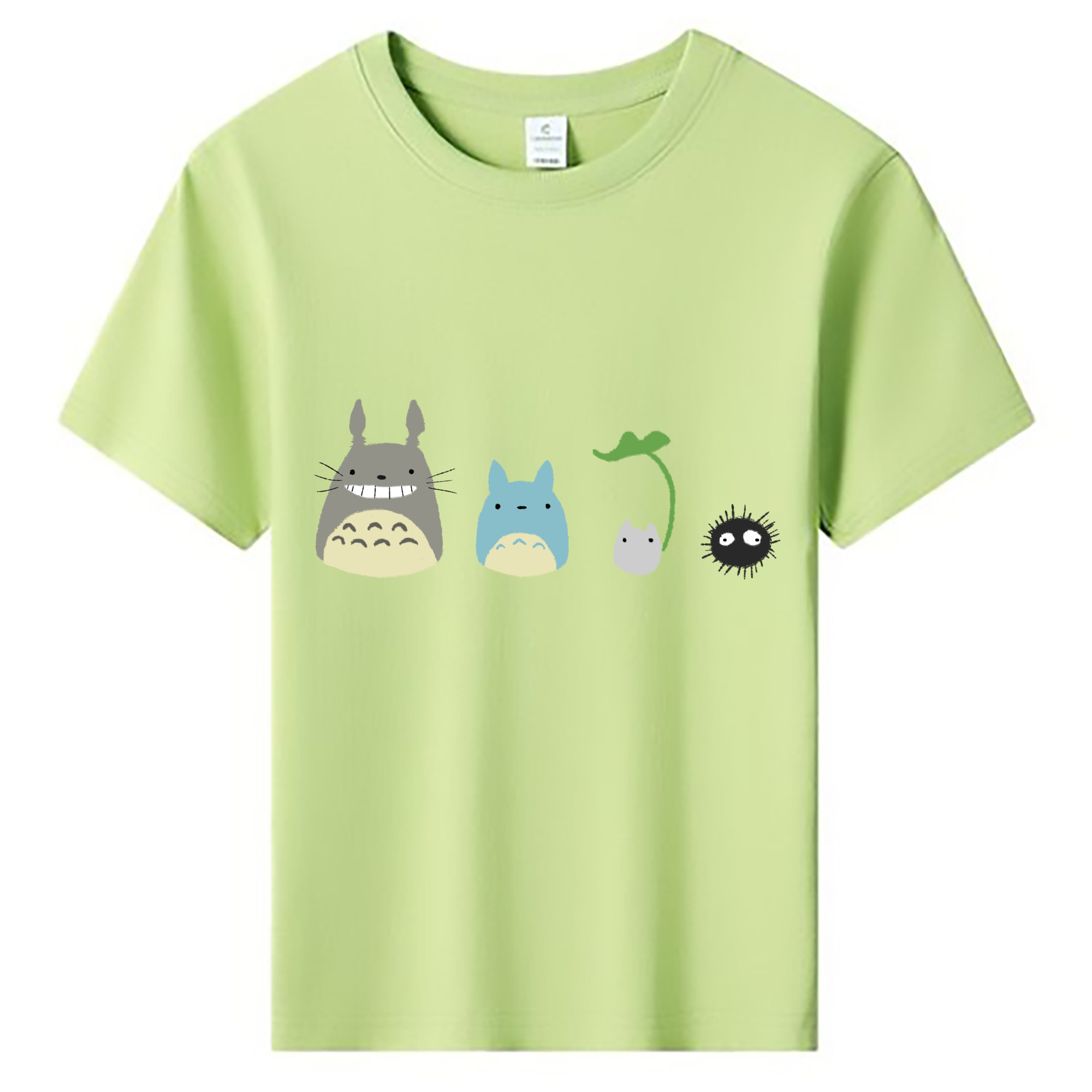 （画像用） となりのトトロ 草壁メイ 草壁サツキ My Neighbor Totoro Satsuki Kusakabe Mei Kusakabe 綿100％キッズTシャツ（フロントプリント）